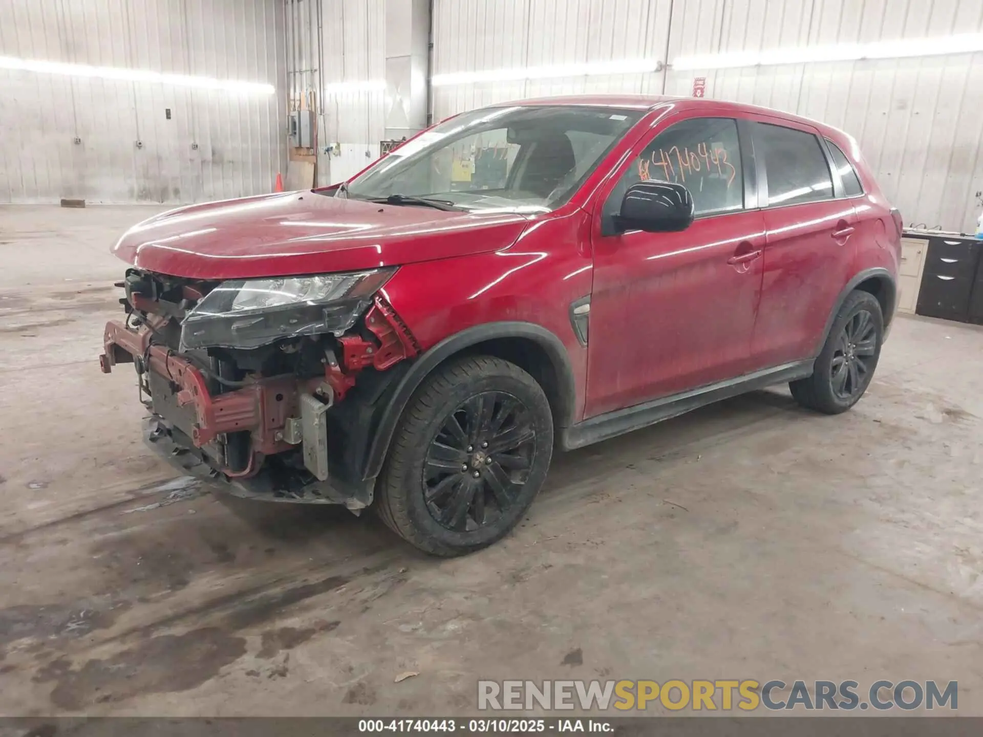 2 Фотография поврежденного автомобиля JA4ARUAU1MU001234 MITSUBISHI OUTLANDER SPORT 2021