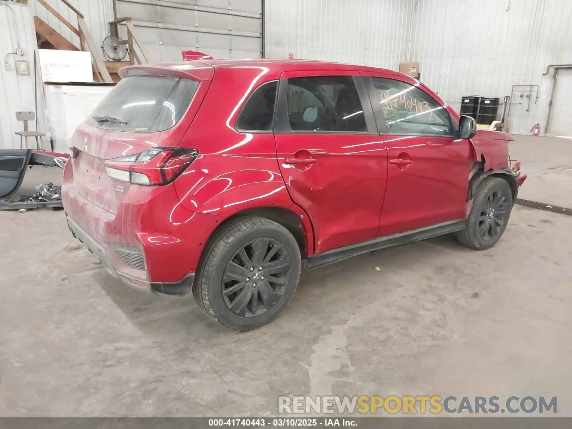 4 Фотография поврежденного автомобиля JA4ARUAU1MU001234 MITSUBISHI OUTLANDER SPORT 2021