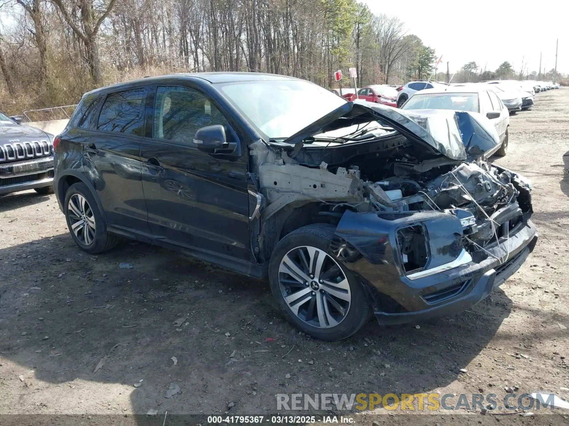 14 Фотография поврежденного автомобиля JA4ARUAU2MU018656 MITSUBISHI OUTLANDER SPORT 2021