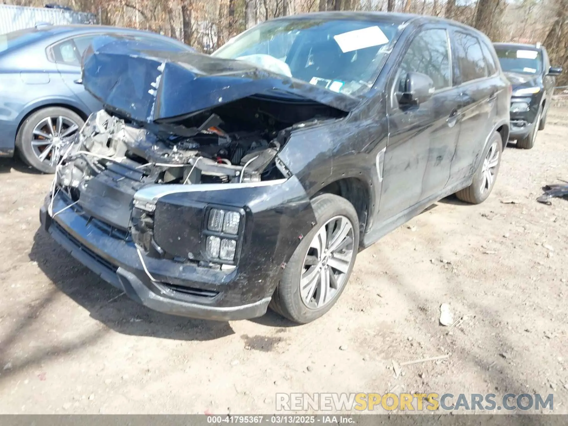 2 Фотография поврежденного автомобиля JA4ARUAU2MU018656 MITSUBISHI OUTLANDER SPORT 2021