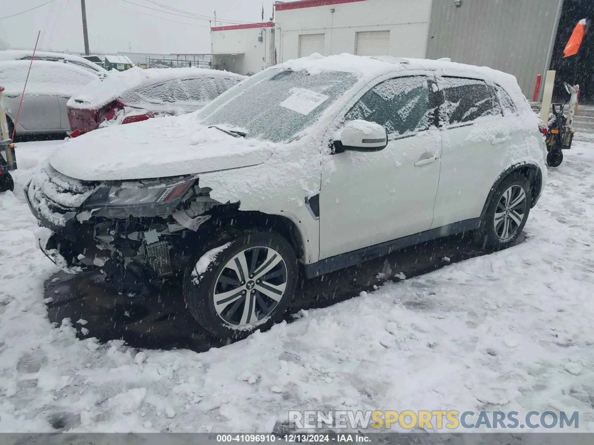 2 Photograph of a damaged car JA4ARUAU7MU015610 MITSUBISHI OUTLANDER SPORT 2021