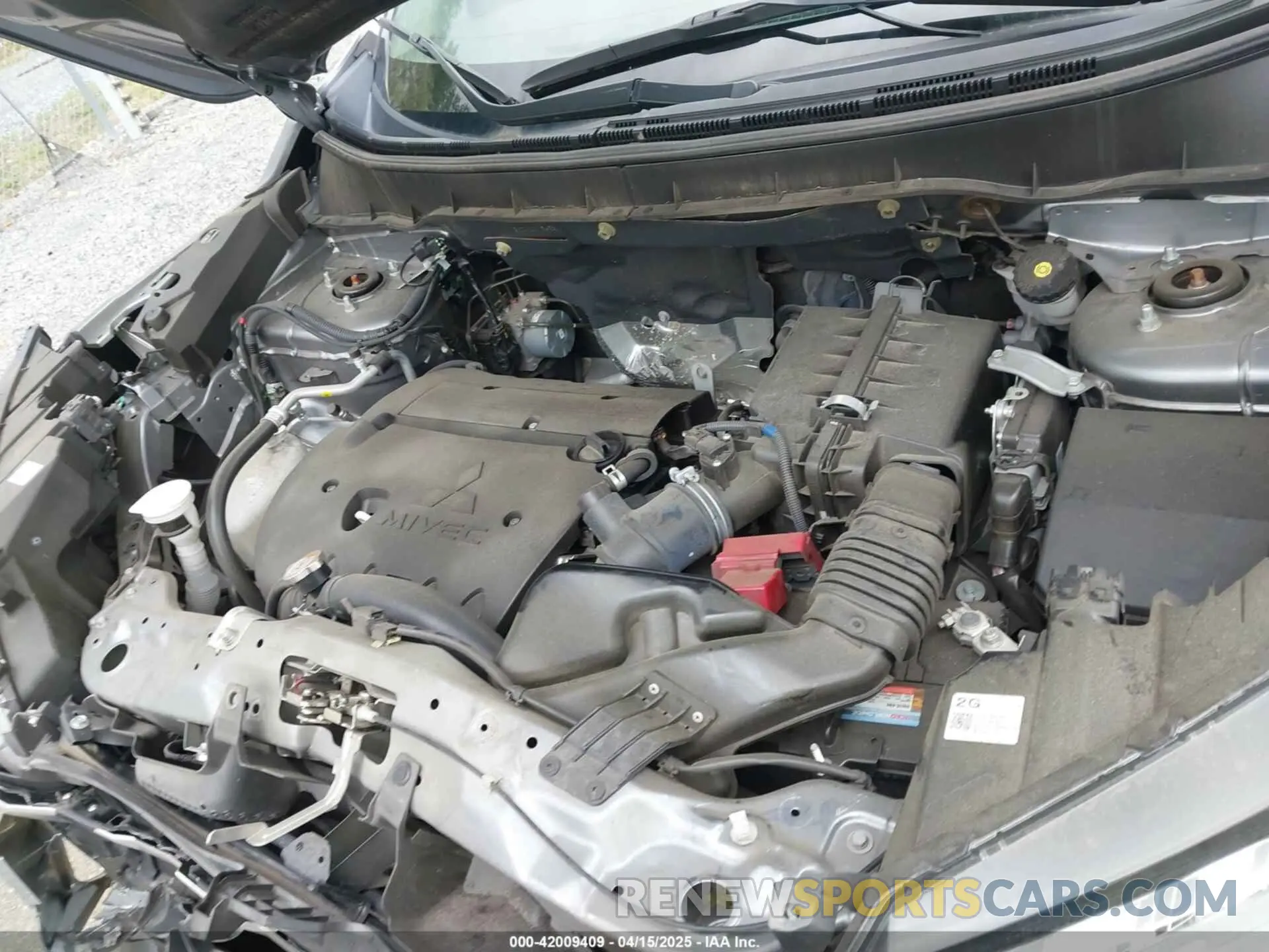 10 Photograph of a damaged car JA4ARUAU9MU018685 MITSUBISHI OUTLANDER SPORT 2021