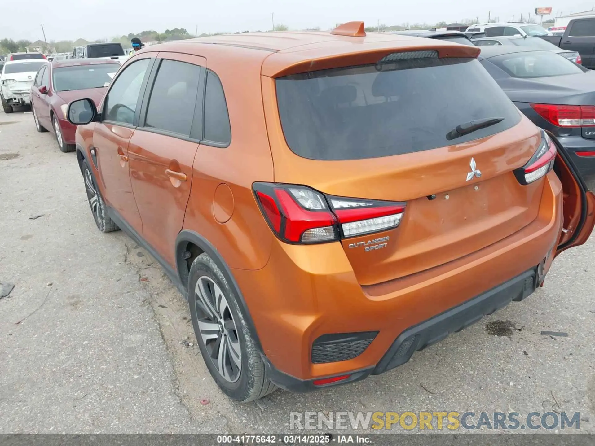 3 Photograph of a damaged car JA4APUAU1NU010474 MITSUBISHI OUTLANDER SPORT 2022