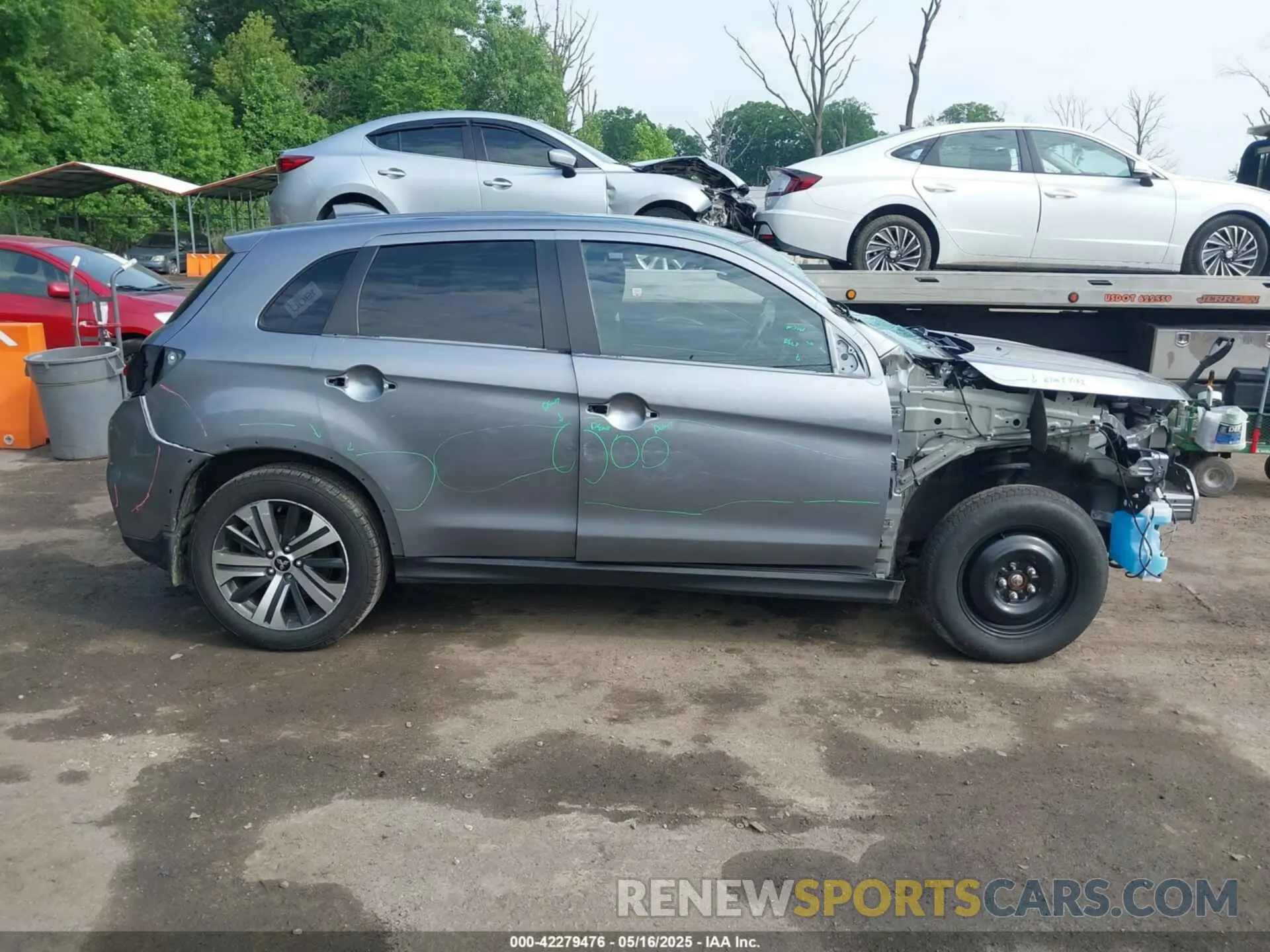 14 Фотография поврежденного автомобиля JA4APUAU1NU018574 MITSUBISHI OUTLANDER SPORT 2022