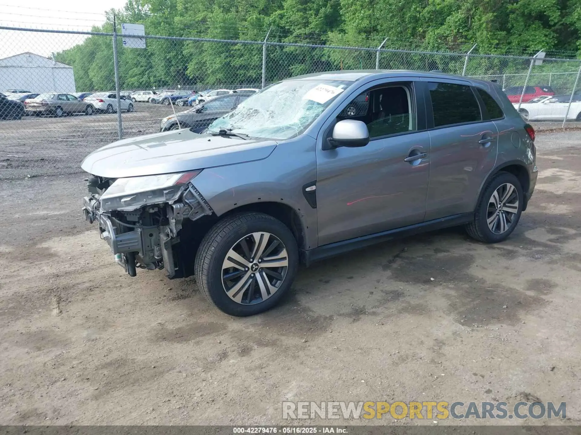 2 Фотография поврежденного автомобиля JA4APUAU1NU018574 MITSUBISHI OUTLANDER SPORT 2022