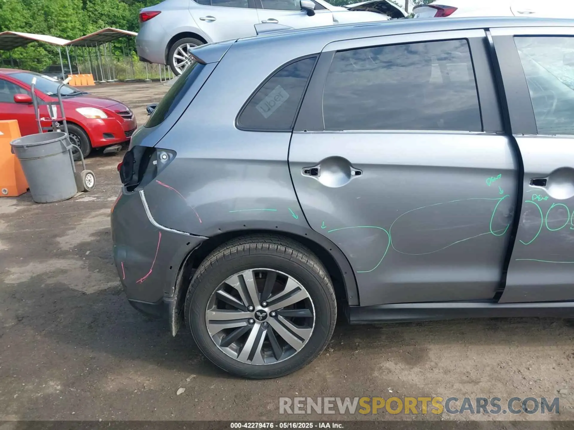 21 Фотография поврежденного автомобиля JA4APUAU1NU018574 MITSUBISHI OUTLANDER SPORT 2022