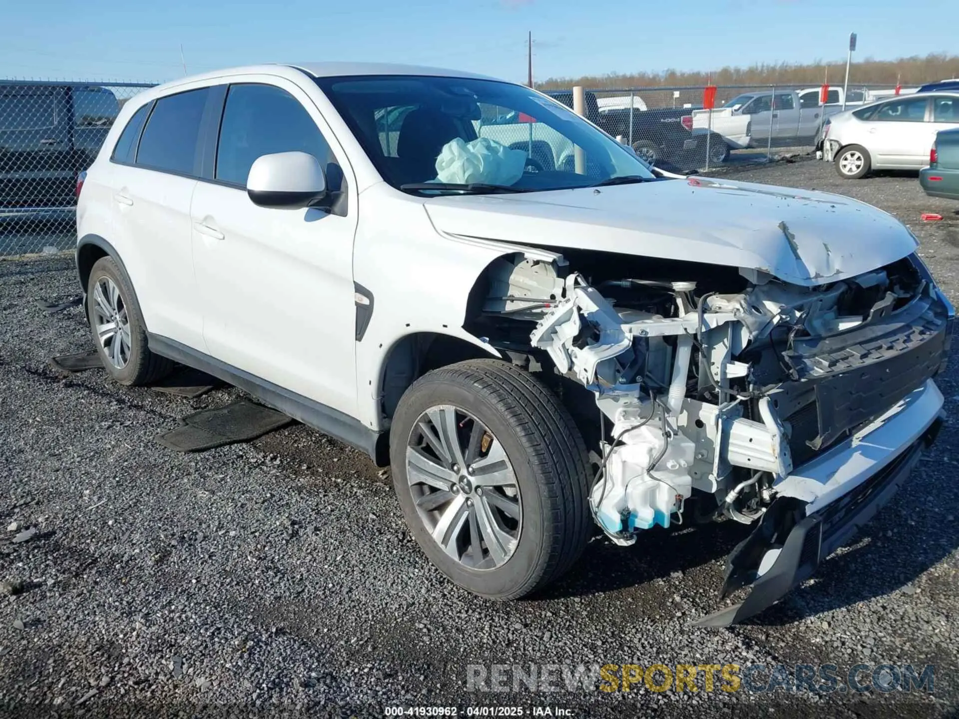 1 Фотография поврежденного автомобиля JA4APUAU4NU017368 MITSUBISHI OUTLANDER SPORT 2022