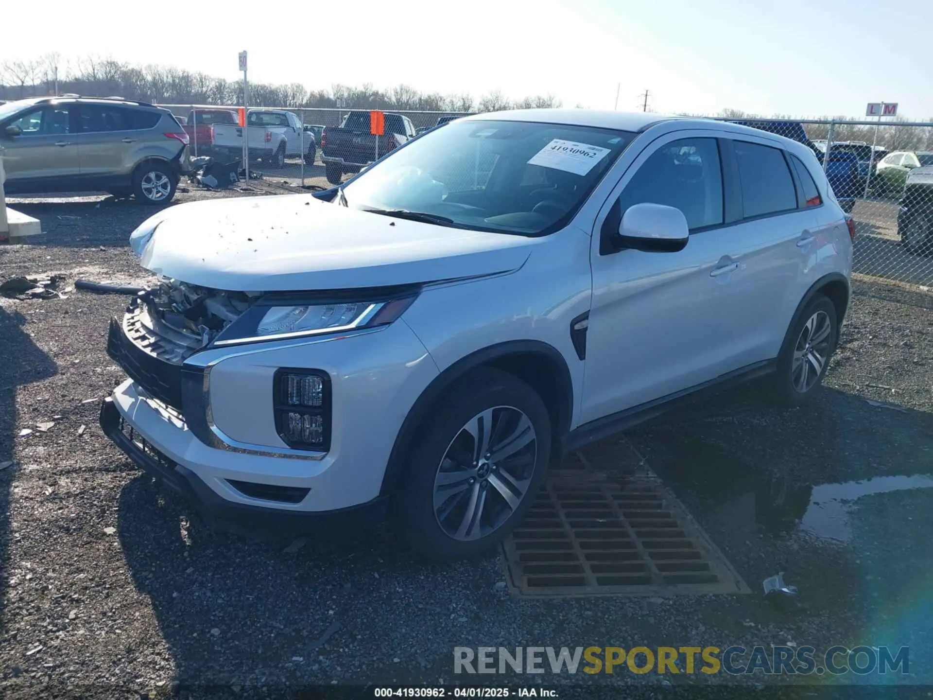 2 Фотография поврежденного автомобиля JA4APUAU4NU017368 MITSUBISHI OUTLANDER SPORT 2022