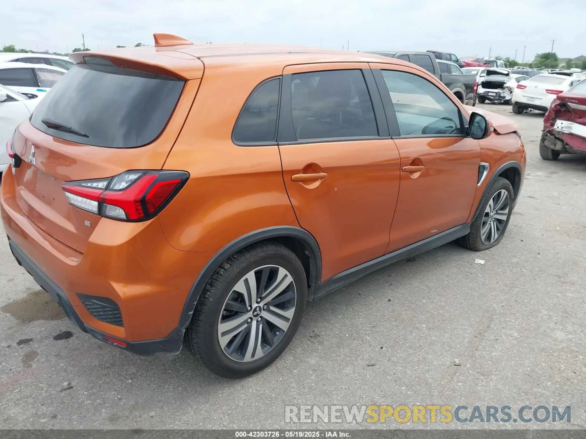 4 Фотография поврежденного автомобиля JA4APVAU1NU016393 MITSUBISHI OUTLANDER SPORT 2022