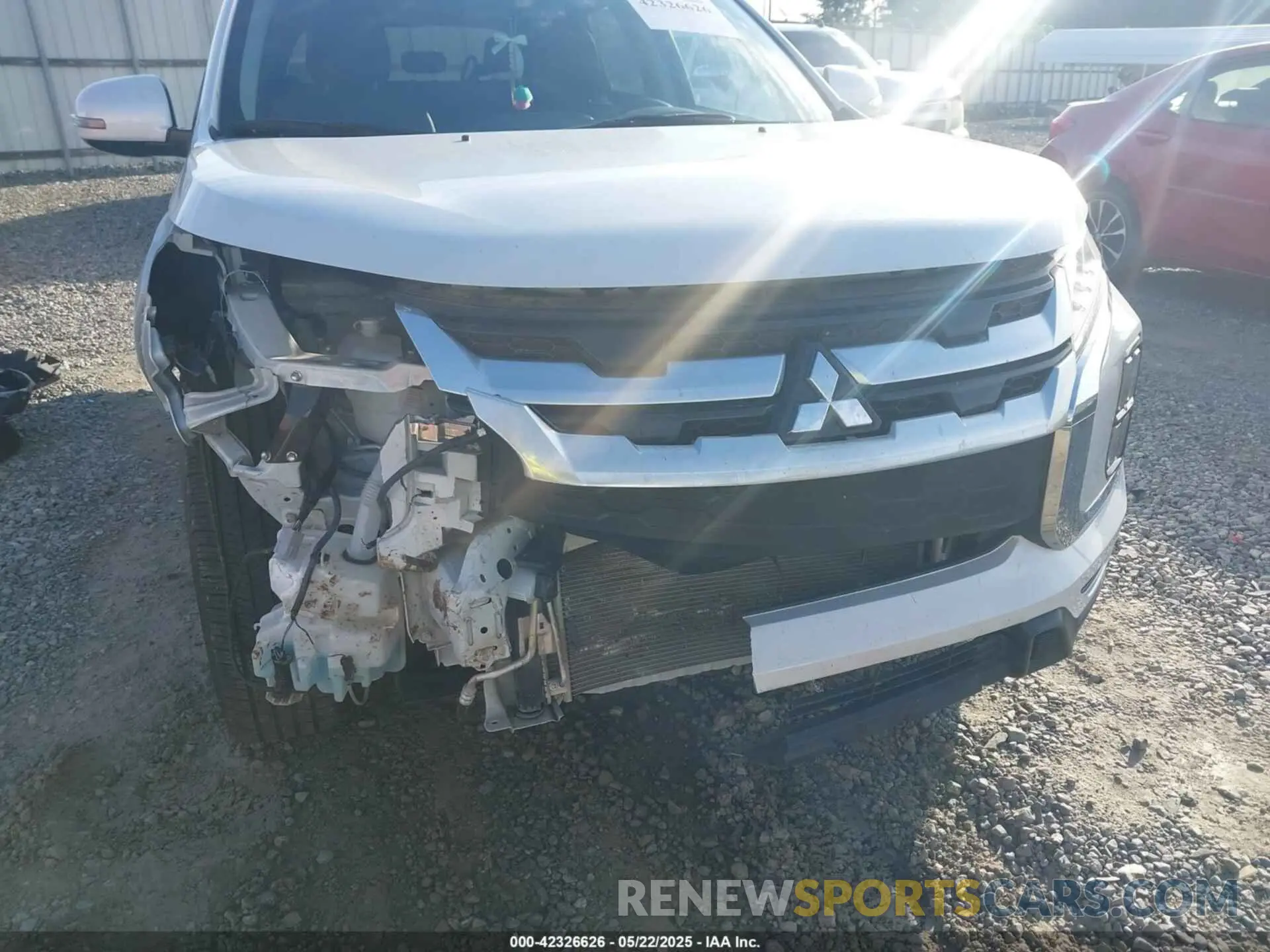 6 Photograph of a damaged car JA4APVAU2NU011803 MITSUBISHI OUTLANDER SPORT 2022