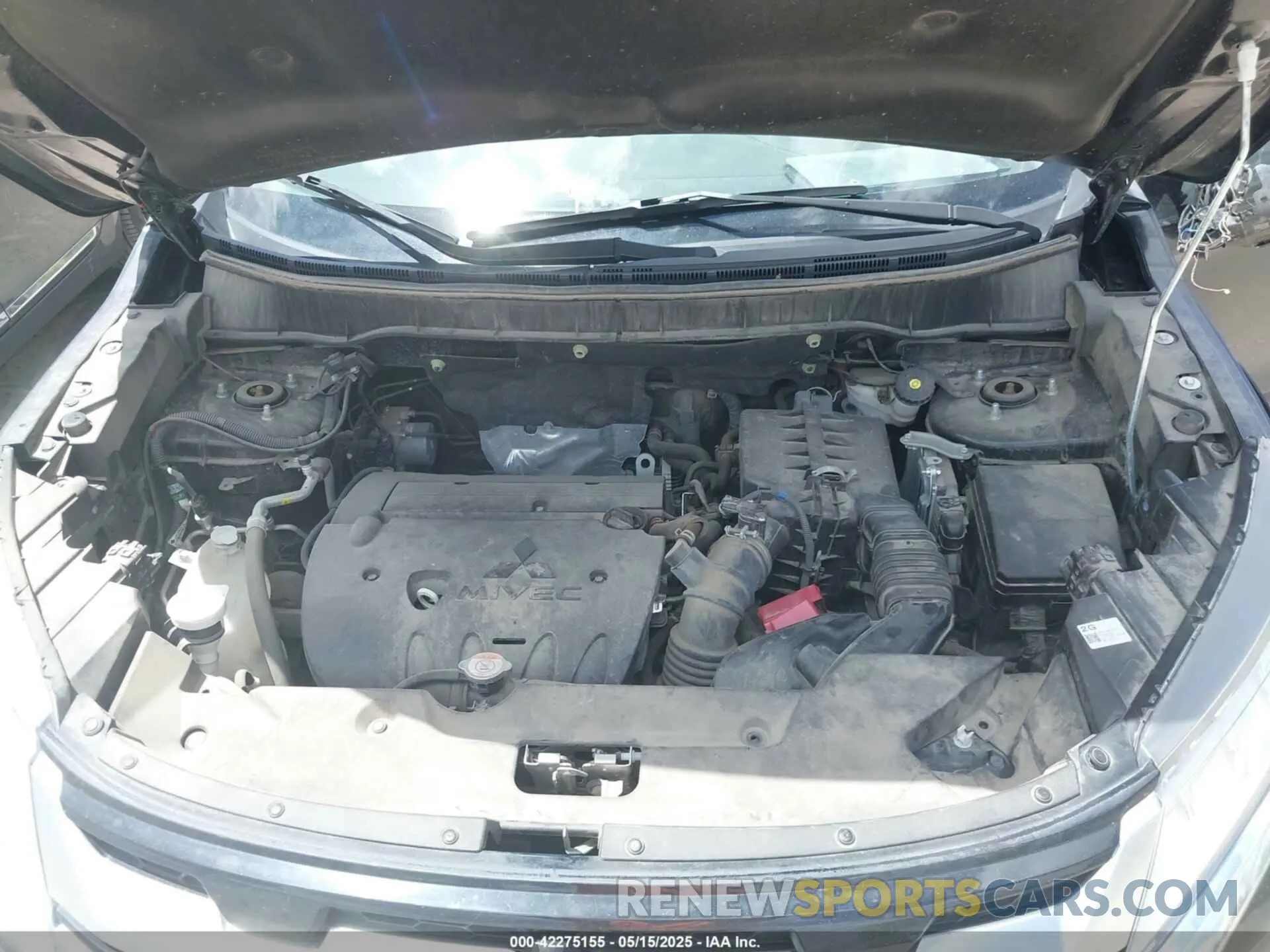 10 Photograph of a damaged car JA4APVAU3NU002124 MITSUBISHI OUTLANDER SPORT 2022