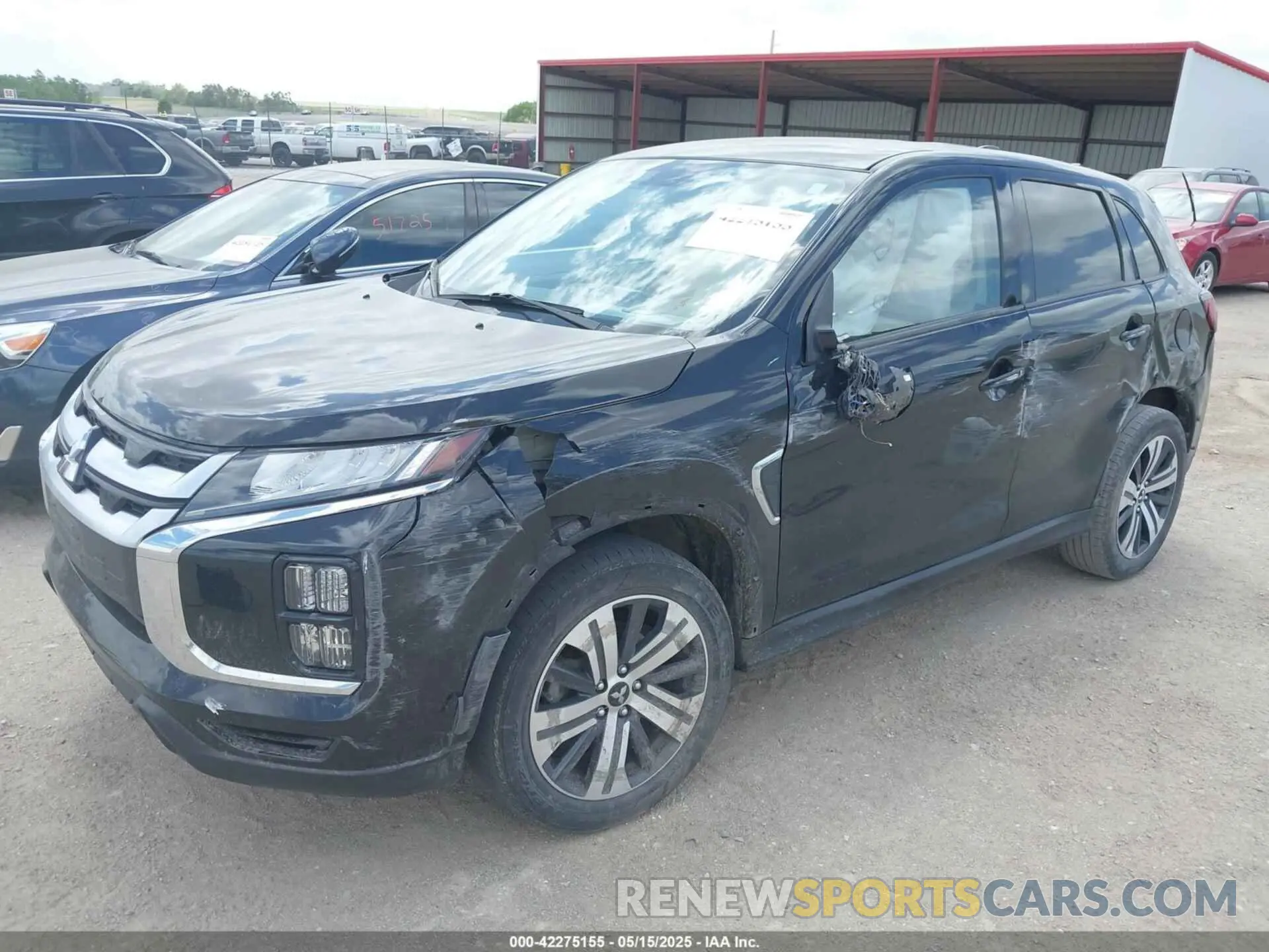 2 Photograph of a damaged car JA4APVAU3NU002124 MITSUBISHI OUTLANDER SPORT 2022