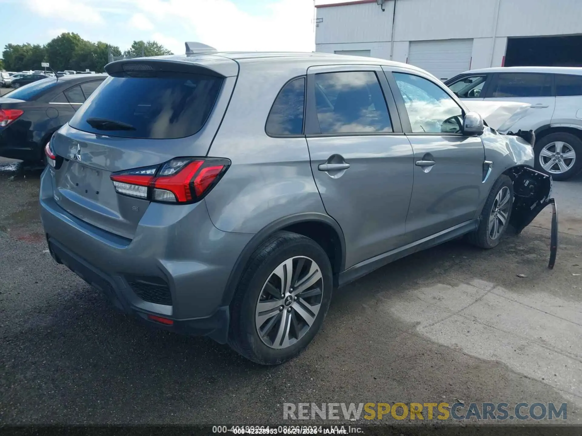 4 Photograph of a damaged car JA4APVAU9NU000233 MITSUBISHI OUTLANDER SPORT 2022