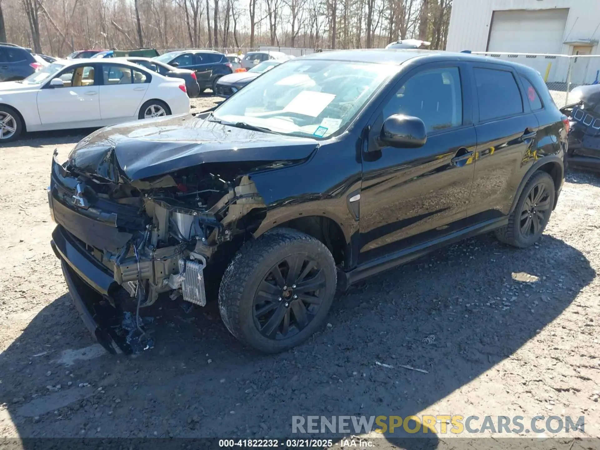 2 Photograph of a damaged car JA4ARUAU0NU012470 MITSUBISHI OUTLANDER SPORT 2022