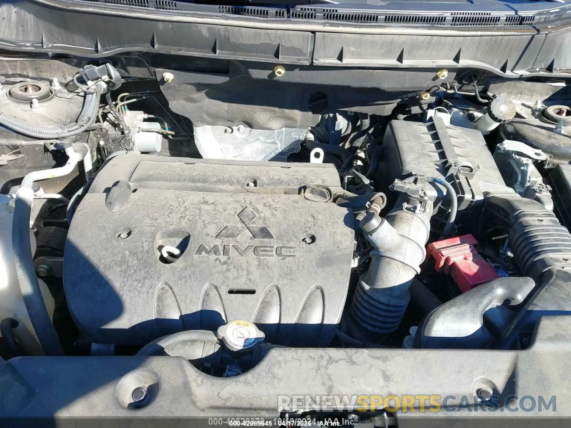 10 Photograph of a damaged car JA4ARUAU6NU001425 MITSUBISHI OUTLANDER SPORT 2022