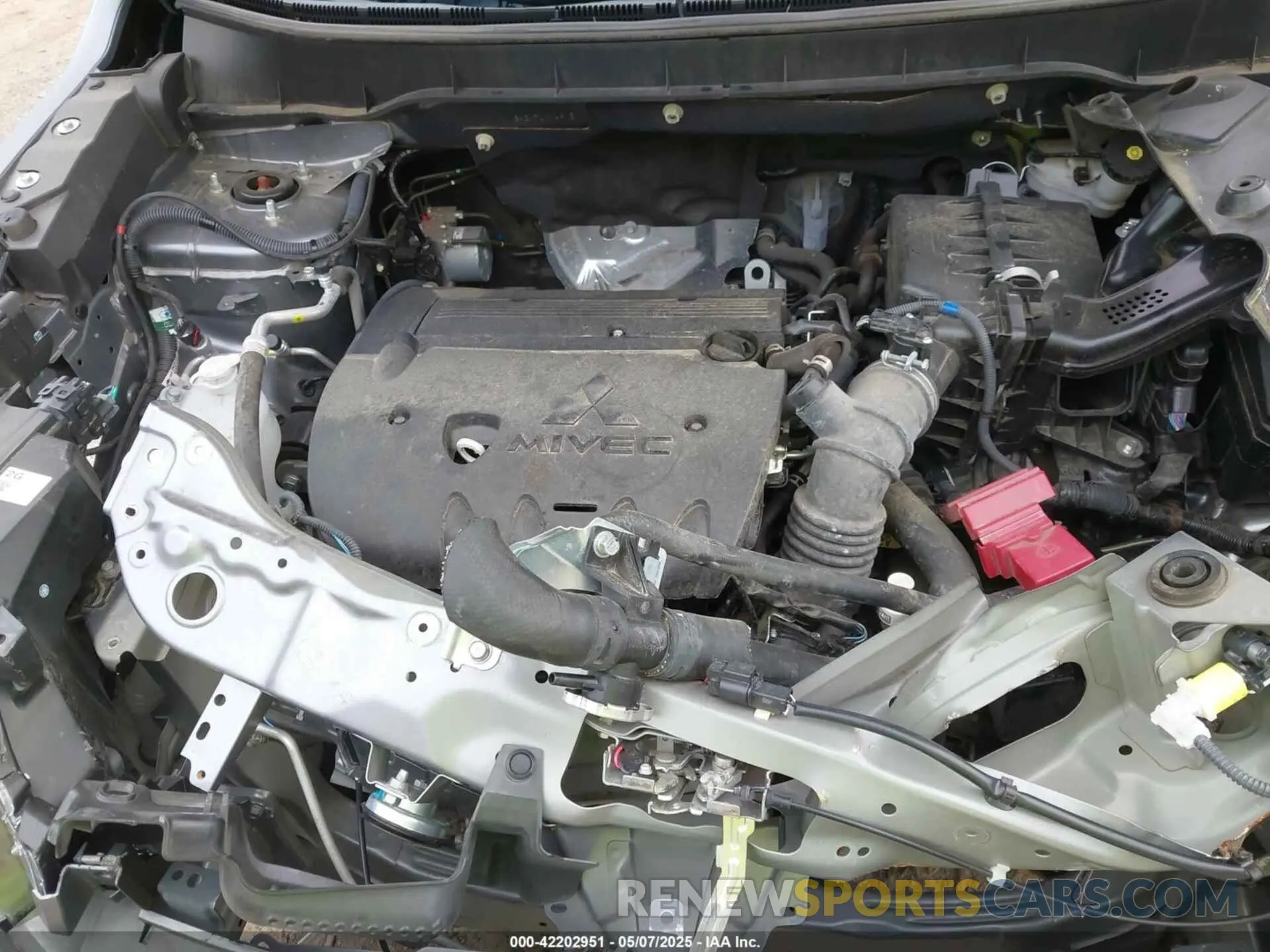 10 Photograph of a damaged car JA4ARUAU1PU004915 MITSUBISHI OUTLANDER SPORT 2023