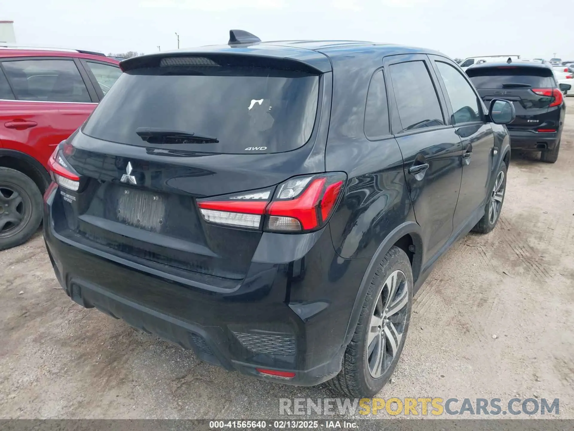 4 Photograph of a damaged car JA4ARUAU6PU002447 MITSUBISHI OUTLANDER SPORT 2023
