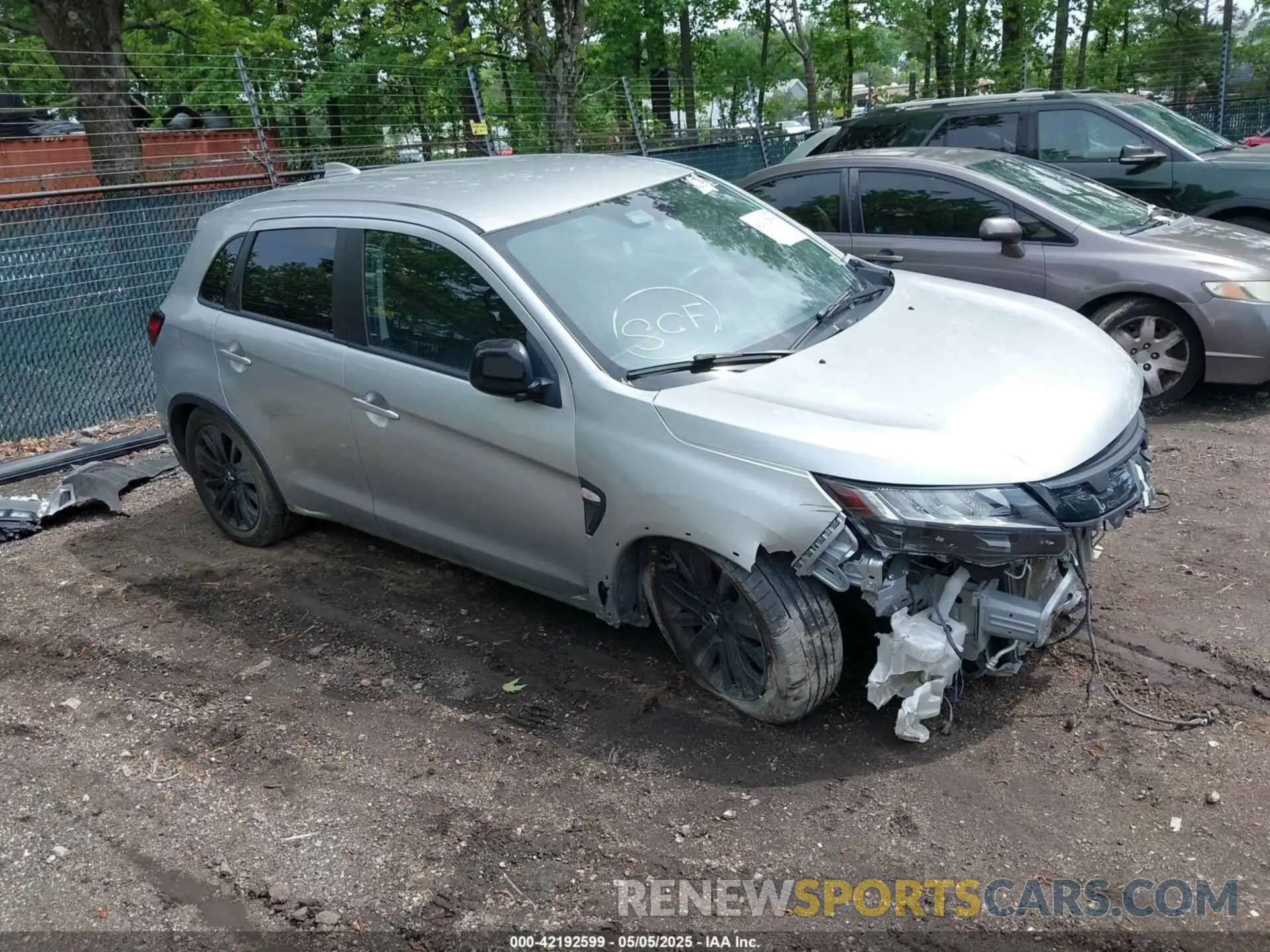 1 Фотография поврежденного автомобиля JA4ARUAU8PU002854 MITSUBISHI OUTLANDER SPORT 2023