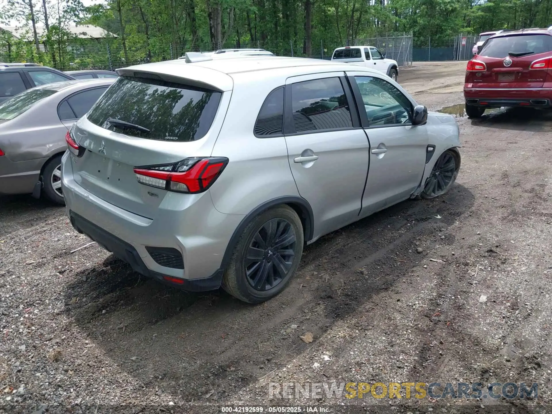 4 Фотография поврежденного автомобиля JA4ARUAU8PU002854 MITSUBISHI OUTLANDER SPORT 2023