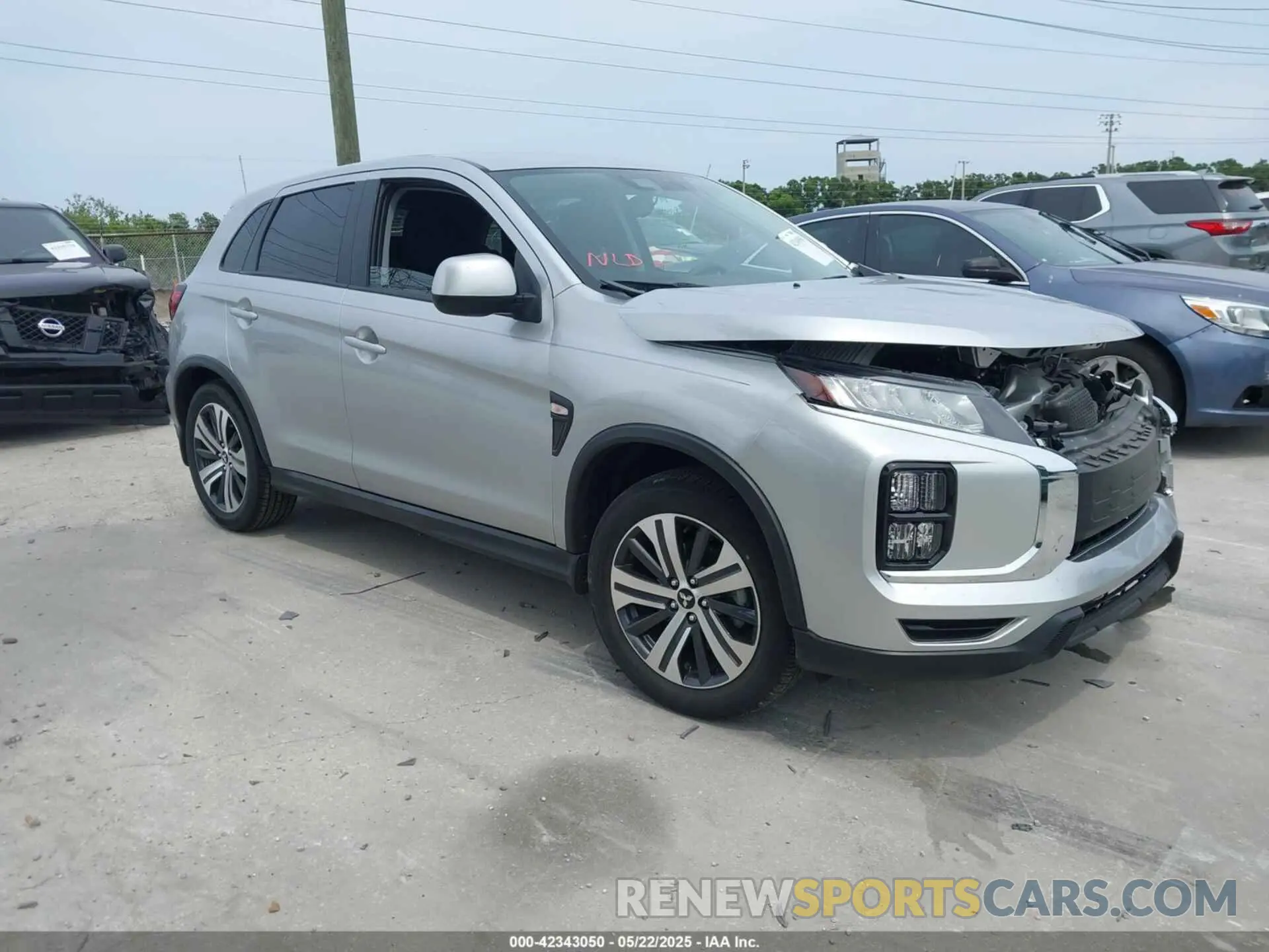 1 Фотография поврежденного автомобиля JA4ARUAU9PU007786 MITSUBISHI OUTLANDER SPORT 2023