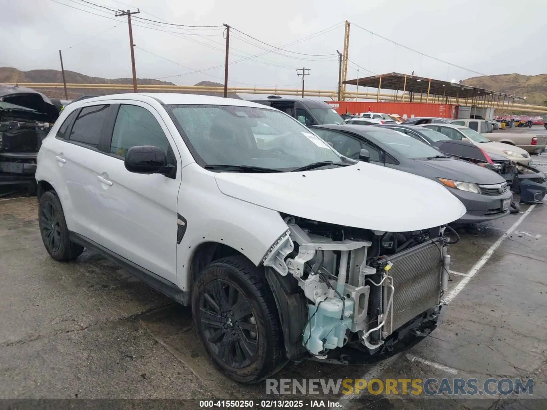 1 Photograph of a damaged car JA4ARUAU9PU014995 MITSUBISHI OUTLANDER SPORT 2023