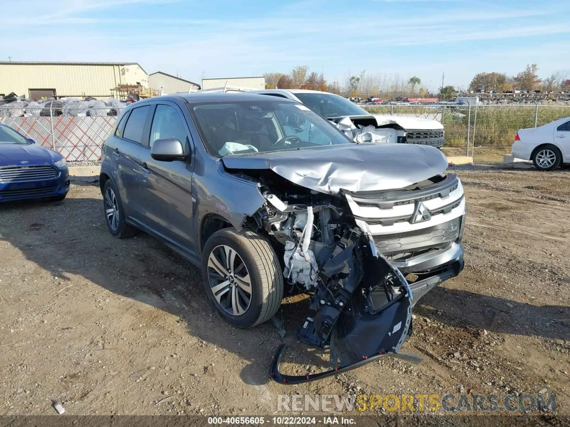 1 Фотография поврежденного автомобиля JA4ARUAU2RU007521 MITSUBISHI OUTLANDER SPORT 2024