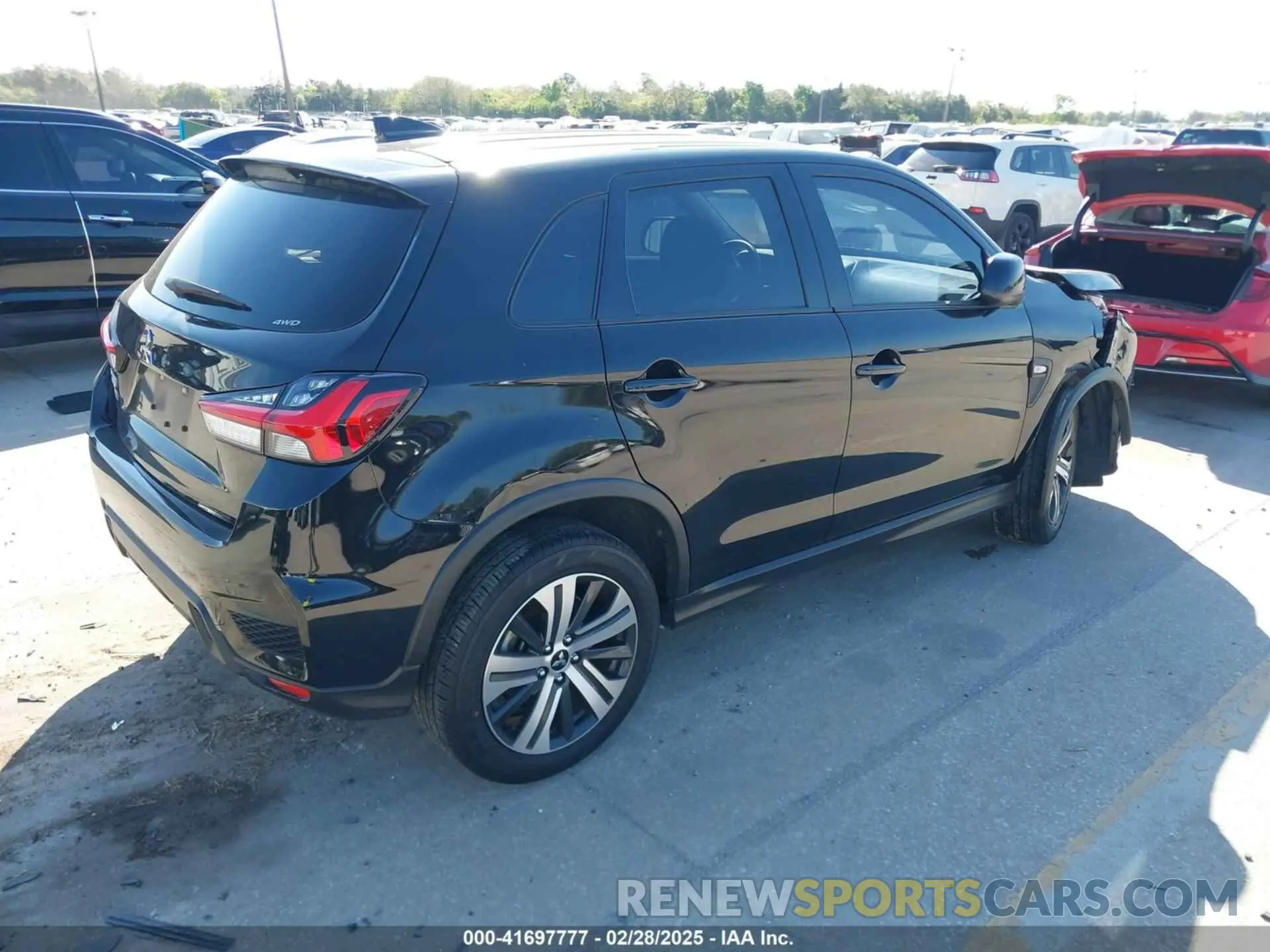 4 Photograph of a damaged car JA4ARUAU6RU002452 MITSUBISHI OUTLANDER SPORT 2024