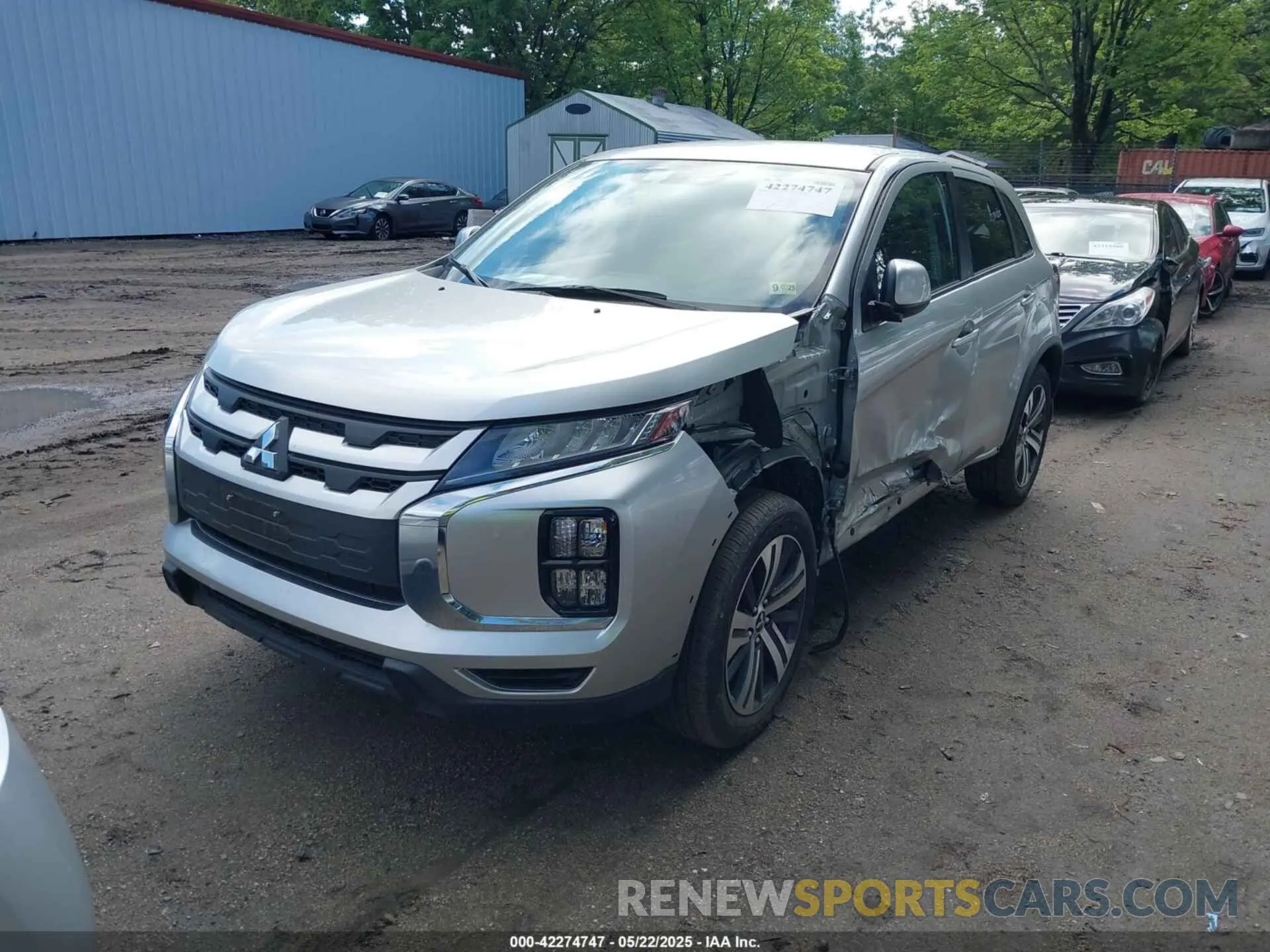 2 Фотография поврежденного автомобиля JA4ARUAU7RU016747 MITSUBISHI OUTLANDER SPORT 2024