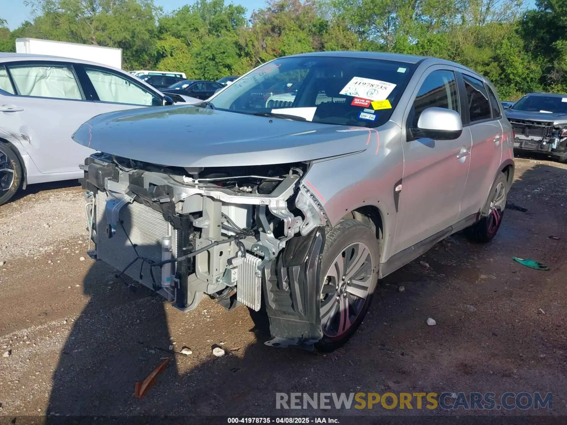 2 Фотография поврежденного автомобиля JA4ARUAUXRU016273 MITSUBISHI OUTLANDER SPORT 2024