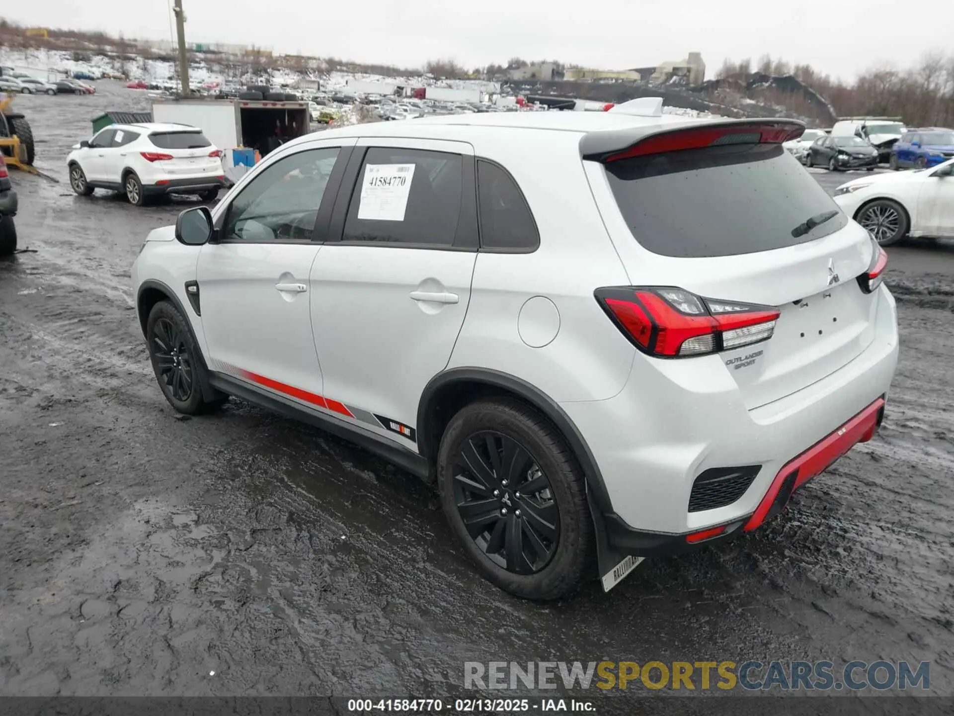 3 Photograph of a damaged car JA4ARUAUXRU020002 MITSUBISHI OUTLANDER SPORT 2024