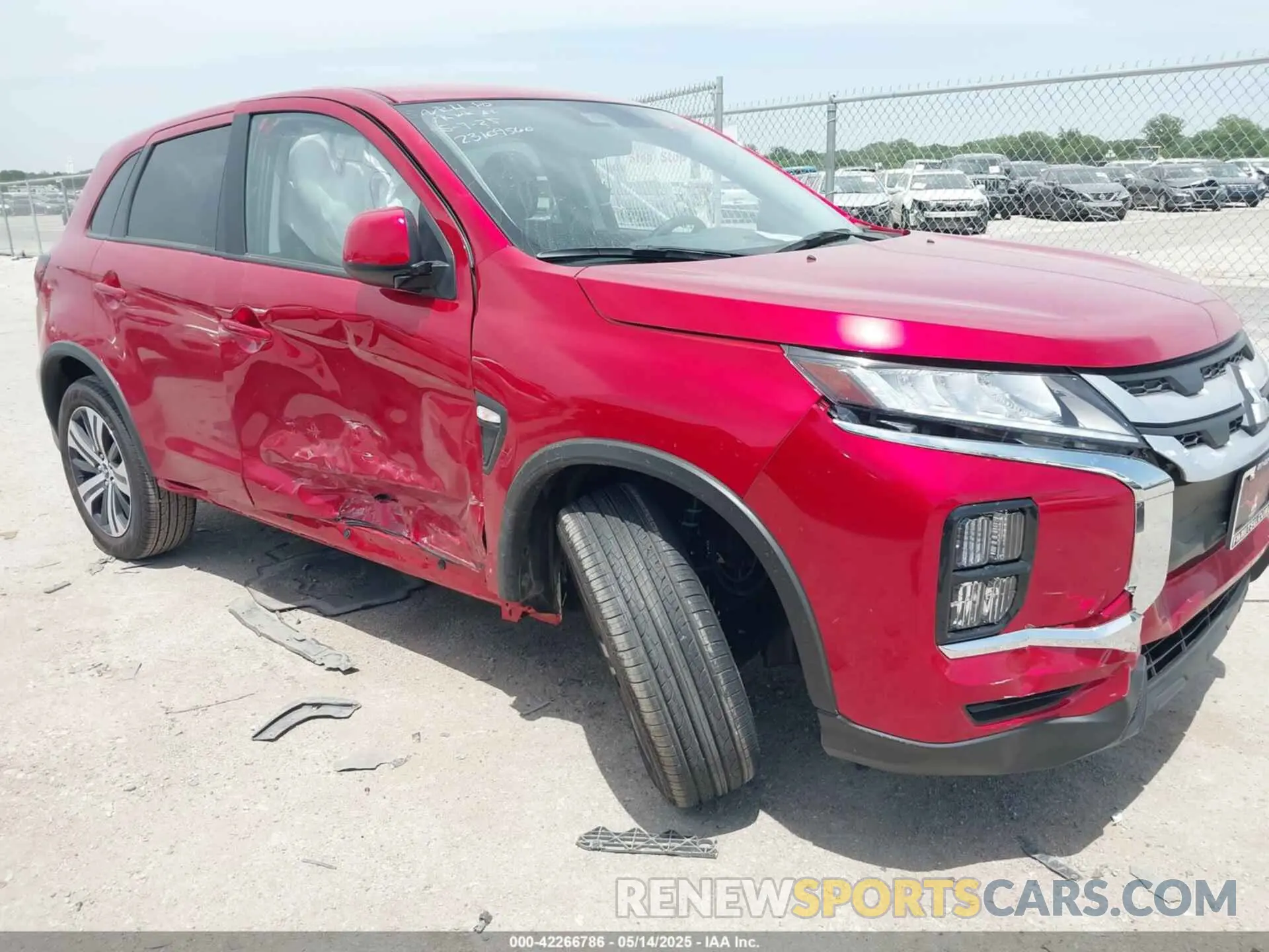 6 Фотография поврежденного автомобиля JA4ARUAU5SU002870 MITSUBISHI OUTLANDER SPORT 2025