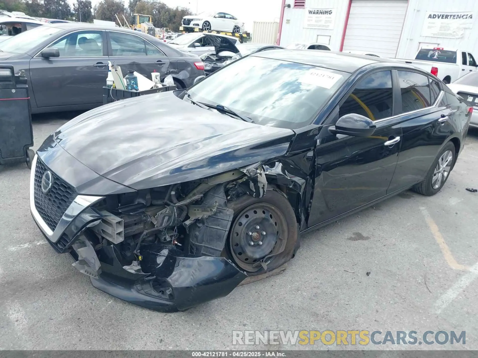 2 Photograph of a damaged car 1N4BL4BV5KN307594 NISSAN ALTIMA 2019
