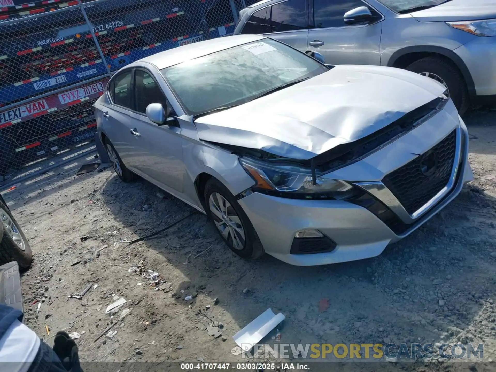 1 Photograph of a damaged car 1N4BL4BV5KN314058 NISSAN ALTIMA 2019