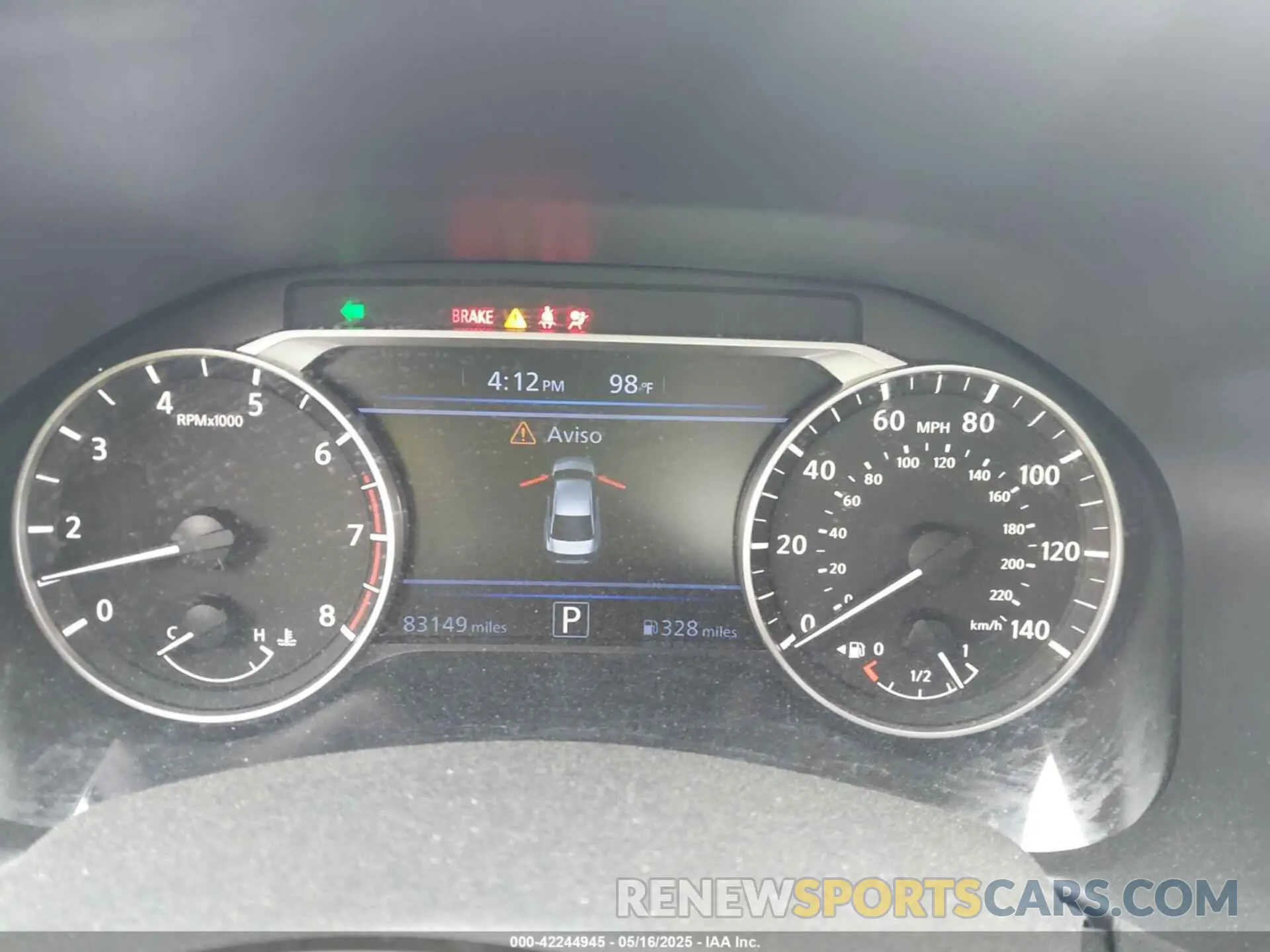 7 Photograph of a damaged car 1N4BL4BV6KC253993 NISSAN ALTIMA 2019