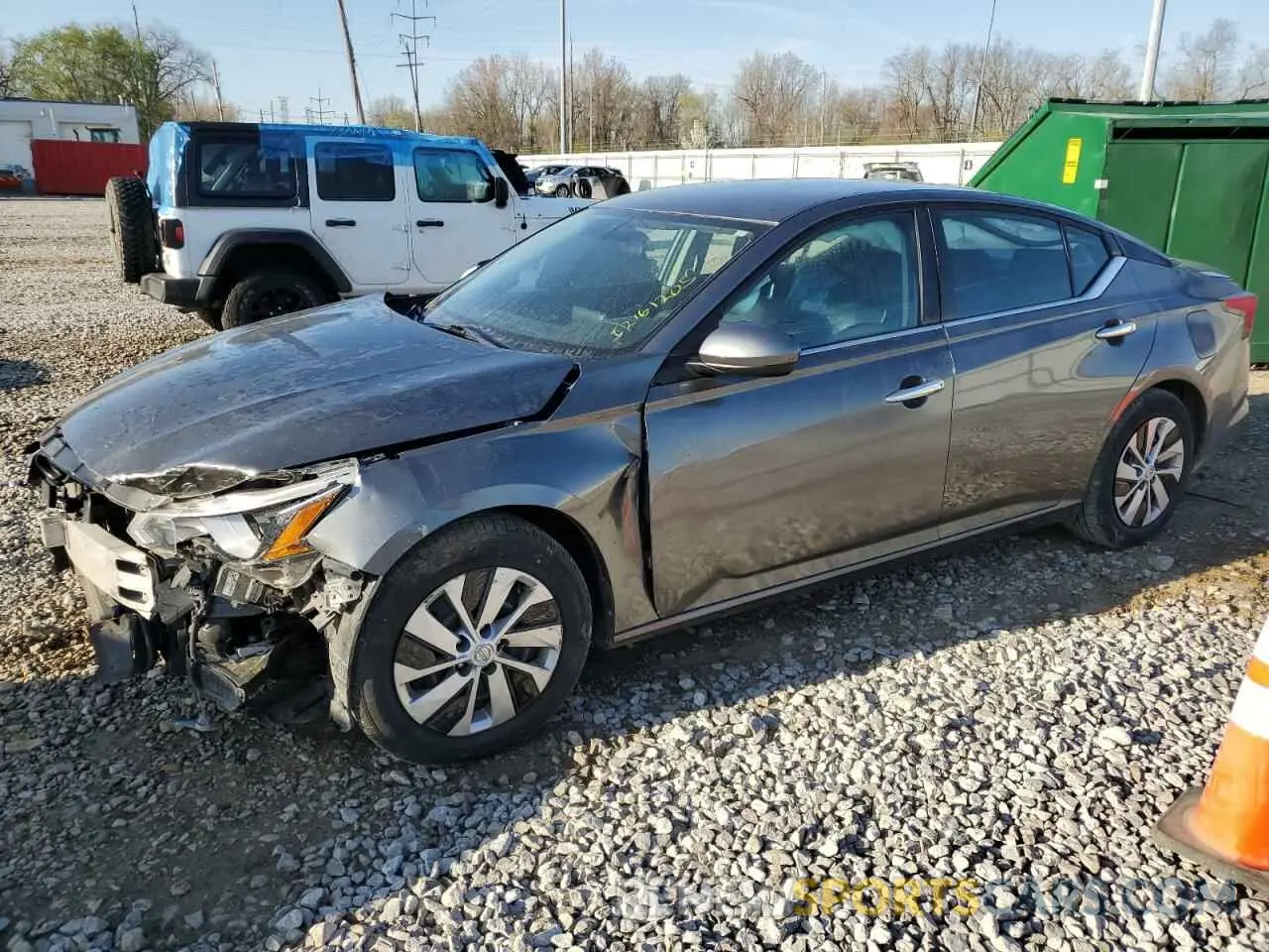 1 Photograph of a damaged car 1N4BL4BV7KC198762 NISSAN ALTIMA 2019