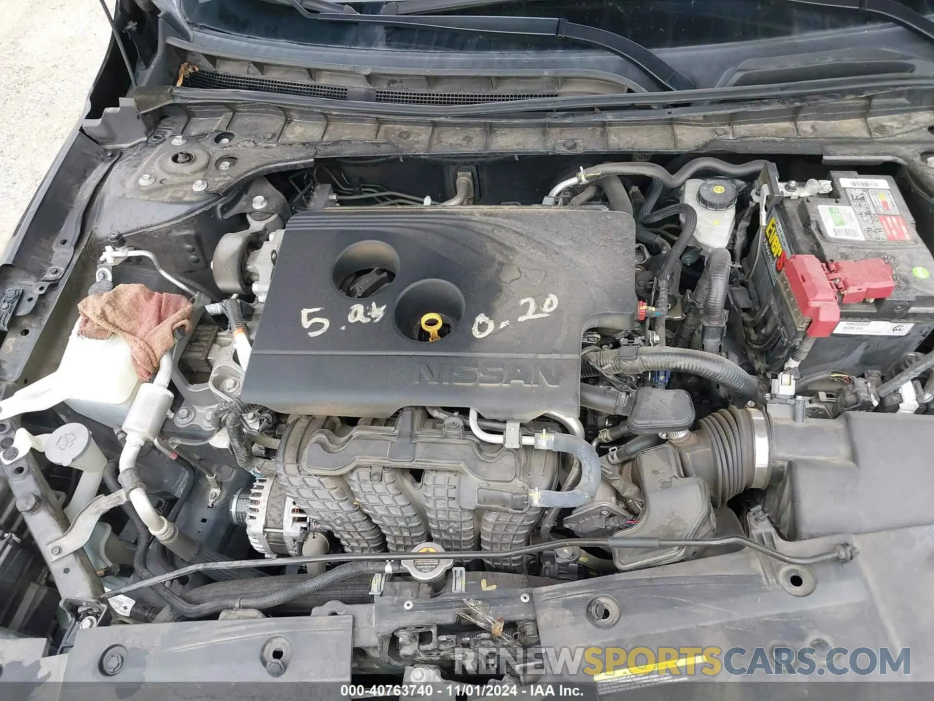 10 Photograph of a damaged car 1N4BL4BV8KN305550 NISSAN ALTIMA 2019