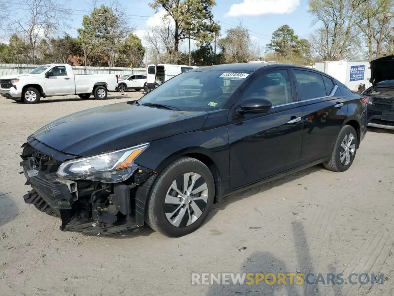 1 Photograph of a damaged car 1N4BL4BW9KC257822 NISSAN ALTIMA 2019
