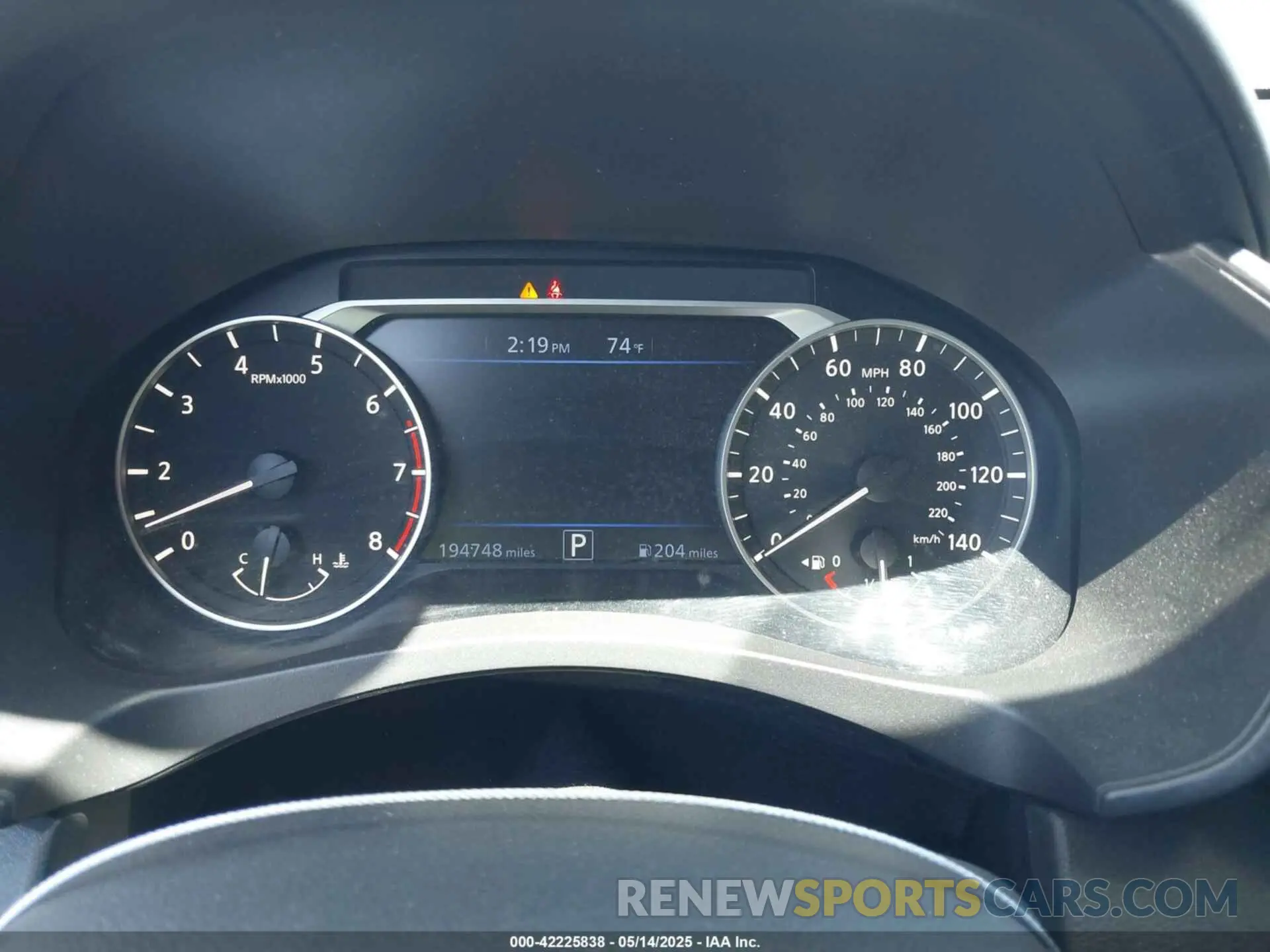7 Photograph of a damaged car 1N4BL4CV1KC206000 NISSAN ALTIMA 2019