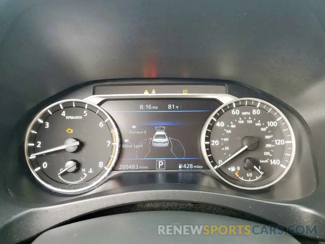 9 Photograph of a damaged car 1N4BL4CV5KN324636 NISSAN ALTIMA 2019