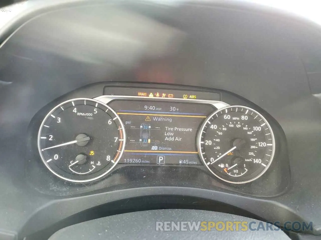 9 Photograph of a damaged car 1N4BL4CV6KC255404 NISSAN ALTIMA 2019