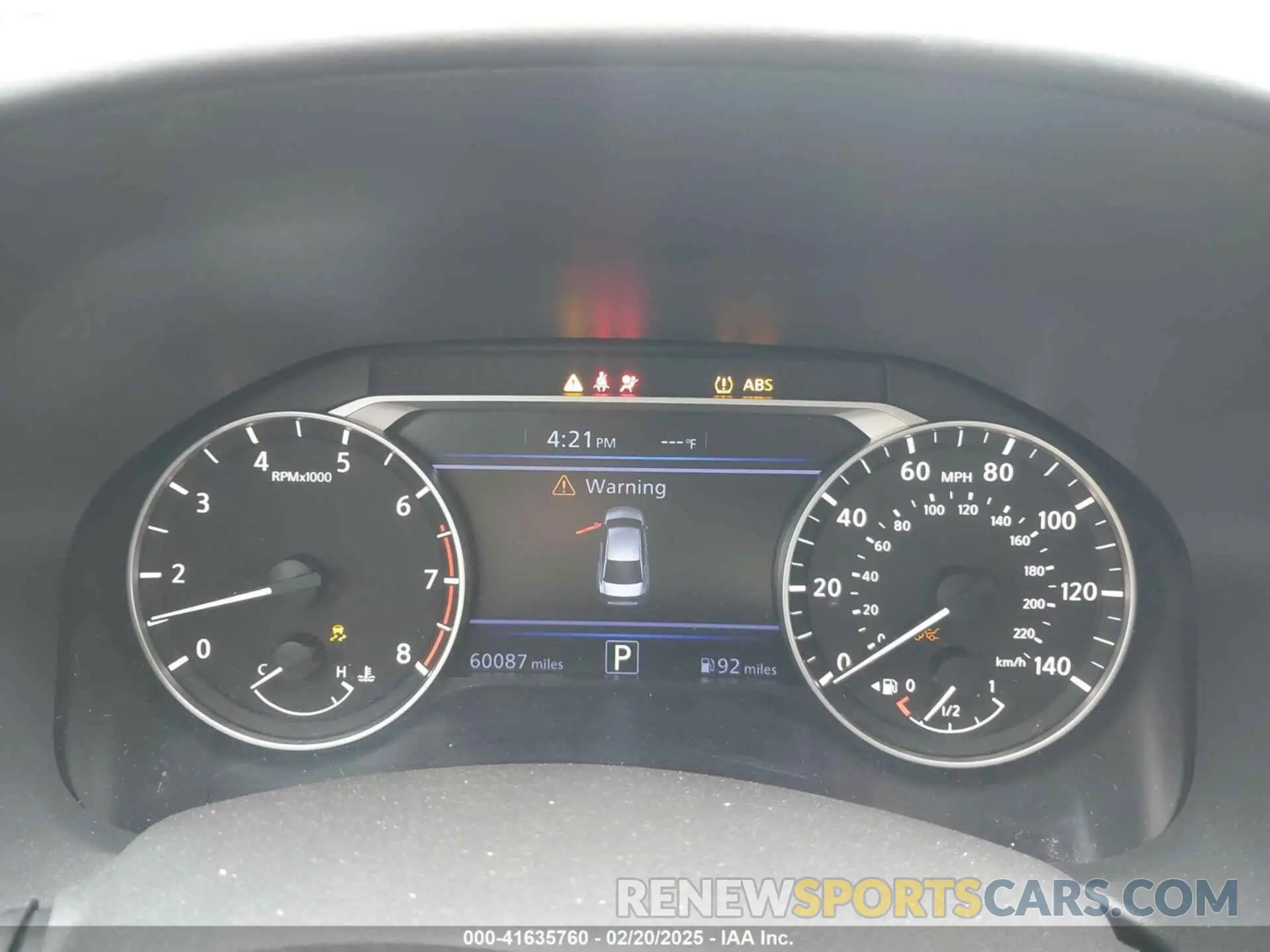 7 Photograph of a damaged car 1N4BL4CV8KC135636 NISSAN ALTIMA 2019