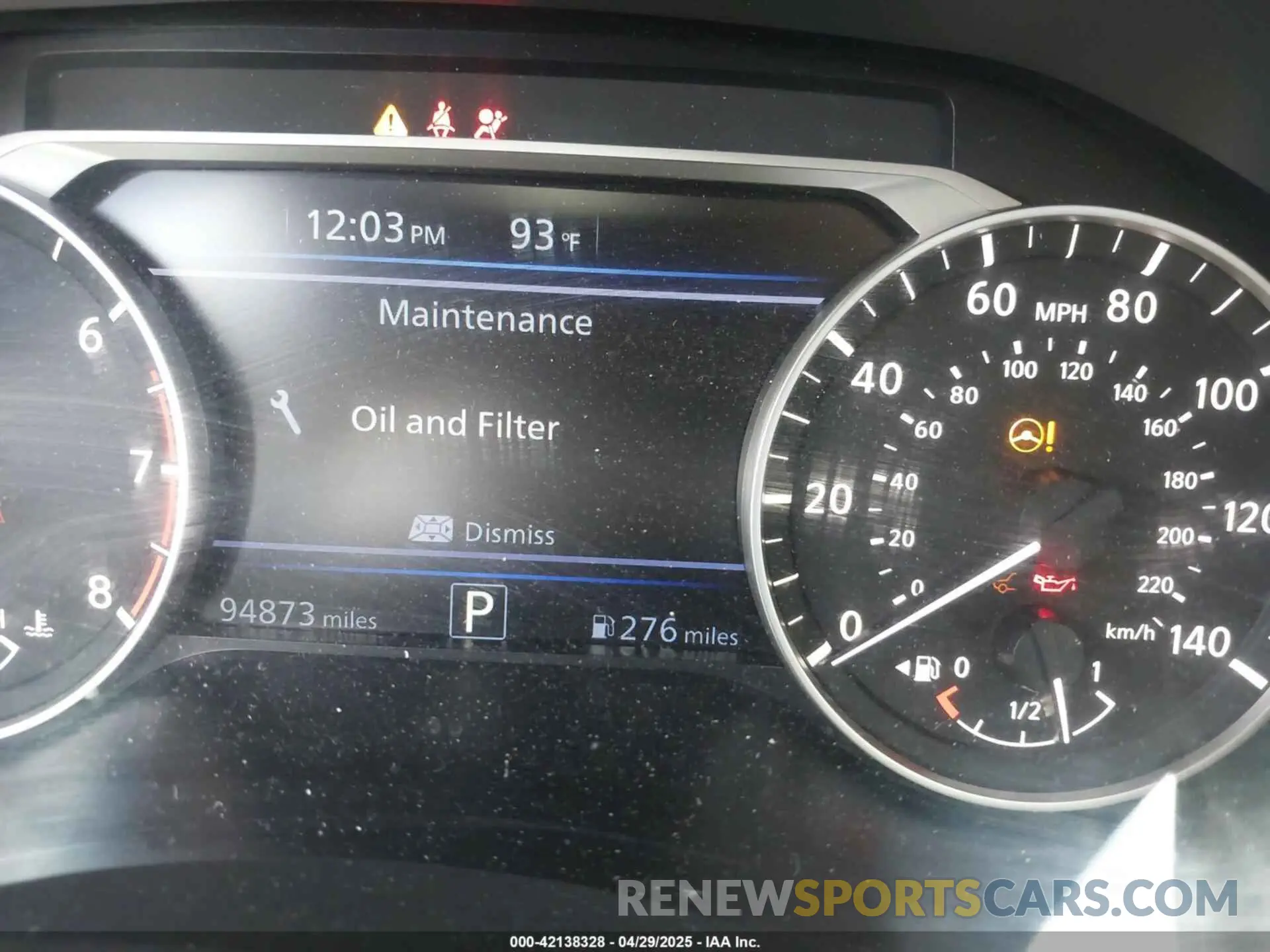 7 Photograph of a damaged car 1N4BL4DV2KC128311 NISSAN ALTIMA 2019