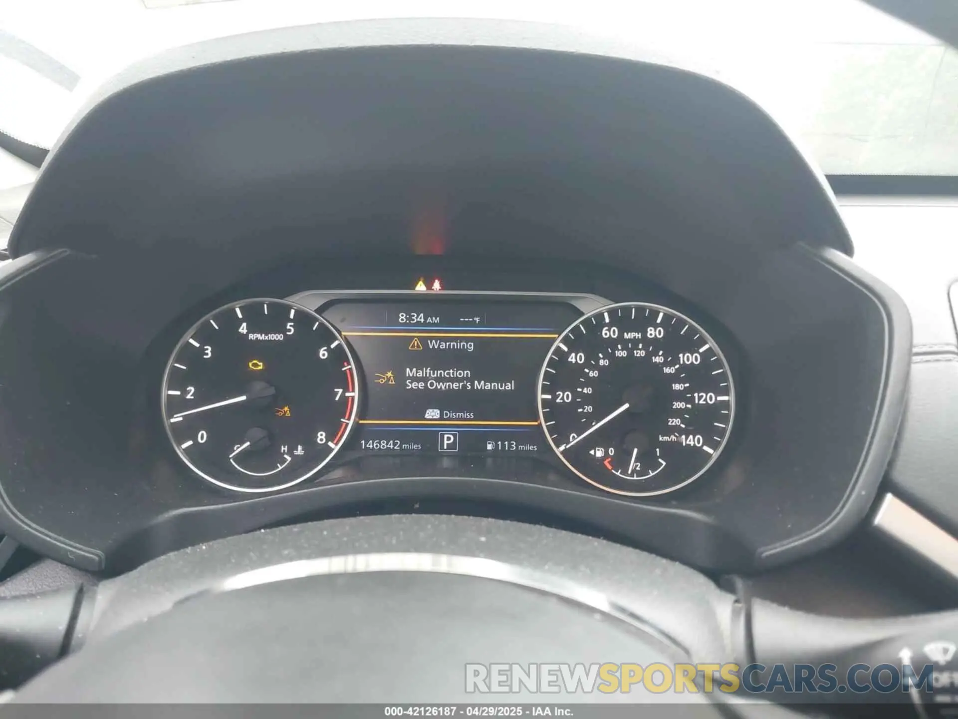 7 Photograph of a damaged car 1N4BL4DV4KC122929 NISSAN ALTIMA 2019