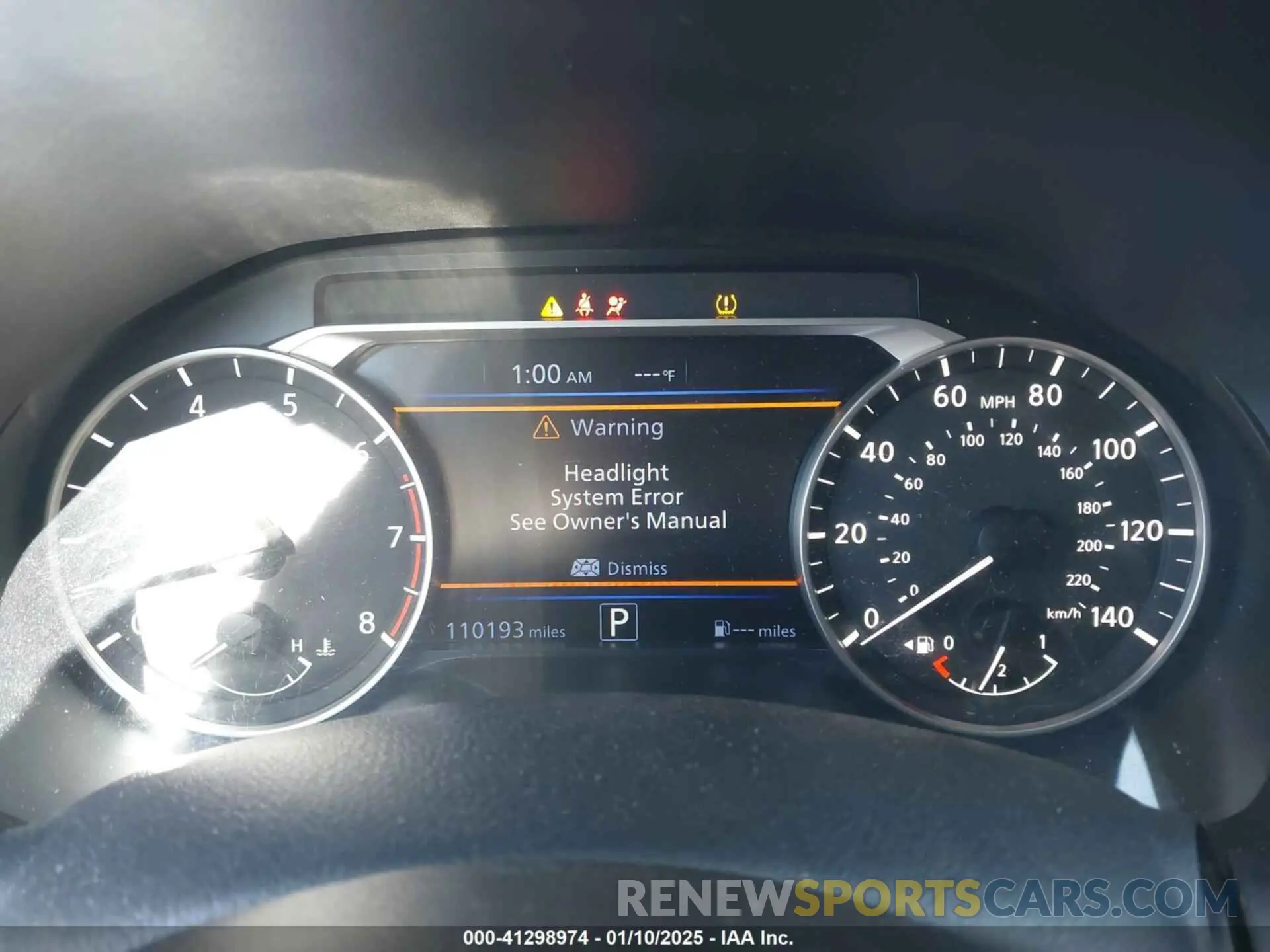 7 Photograph of a damaged car 1N4BL4DV5KC134538 NISSAN ALTIMA 2019