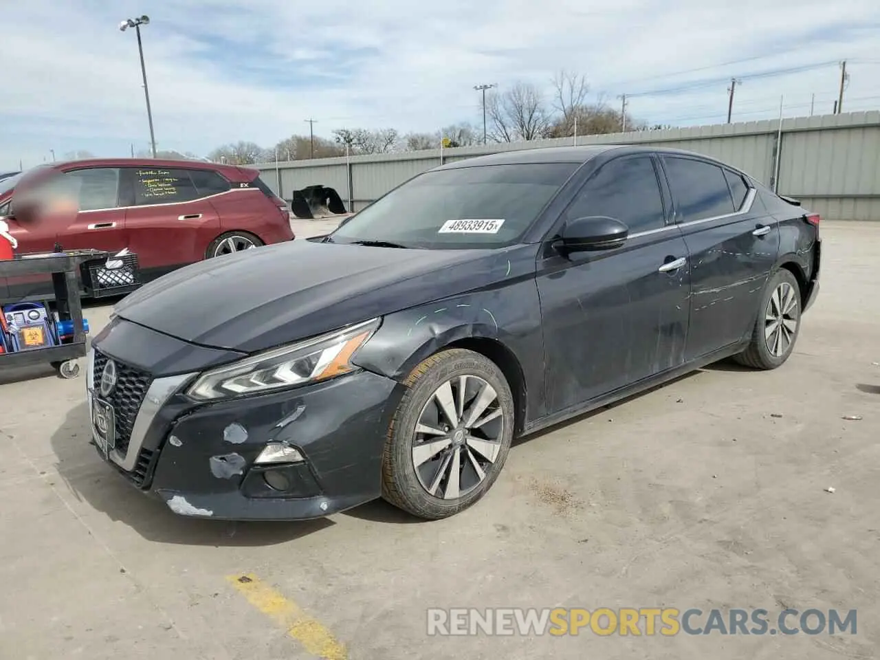 1 Photograph of a damaged car 1N4BL4EV4KC189030 NISSAN ALTIMA 2019