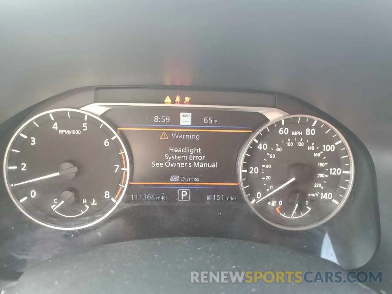 9 Photograph of a damaged car 1N4BL4EV8KC159111 NISSAN ALTIMA 2019