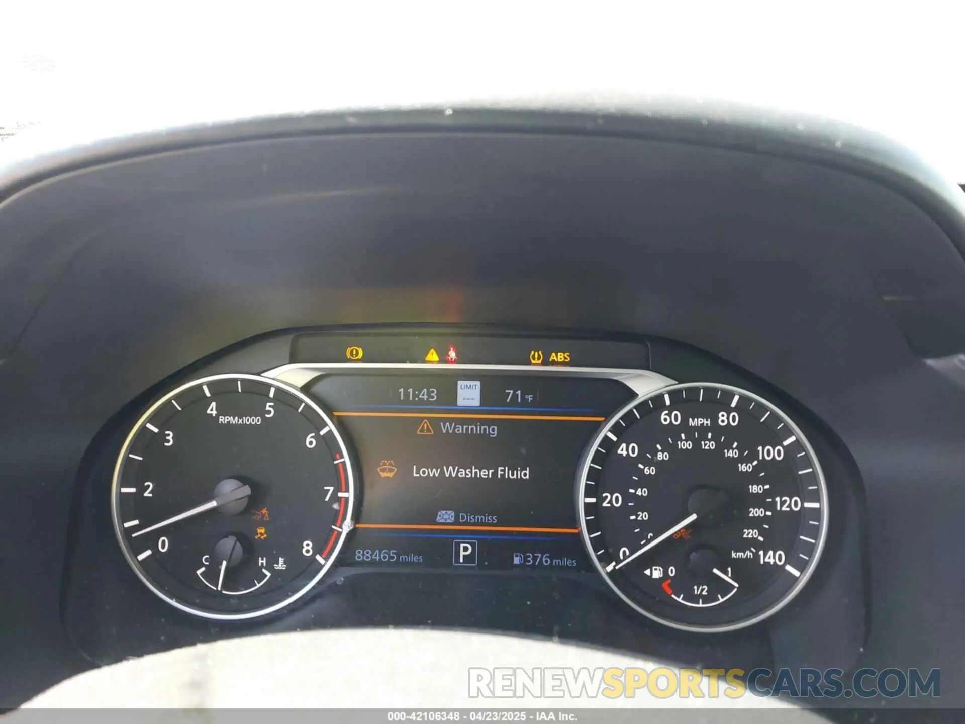 7 Photograph of a damaged car 1N4BL4EV8KC171159 NISSAN ALTIMA 2019