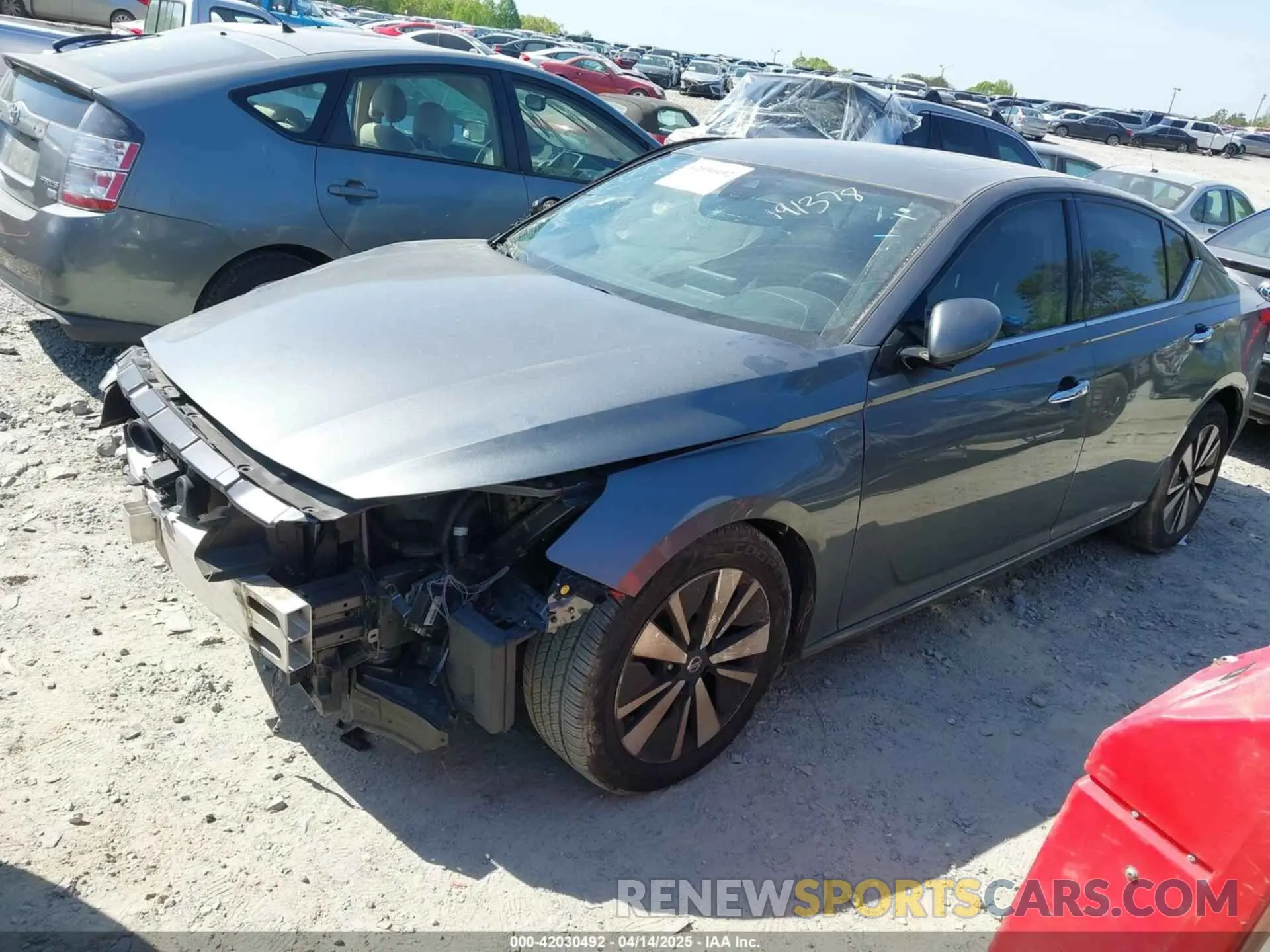 2 Photograph of a damaged car 1N4BL4EVXKC191378 NISSAN ALTIMA 2019