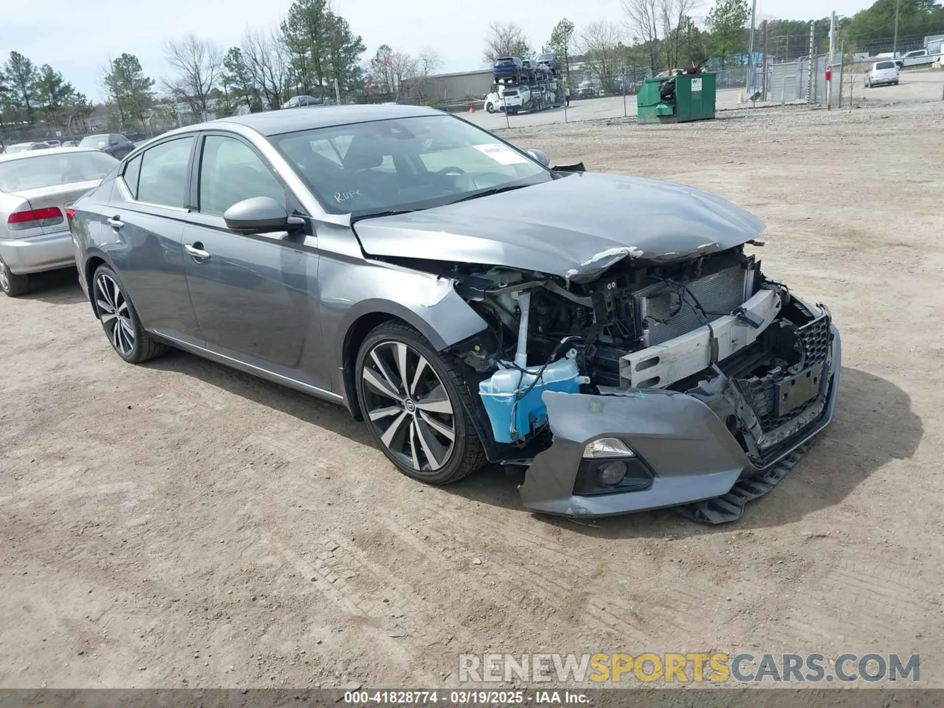 1 Фотография поврежденного автомобиля 1N4BL4FV1KC104563 NISSAN ALTIMA 2019