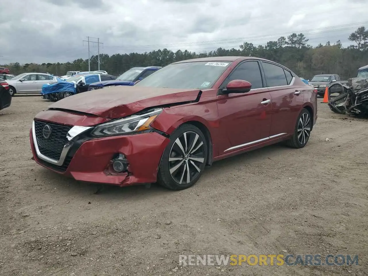 1 Photograph of a damaged car 1N4BL4FV1KC156064 NISSAN ALTIMA 2019